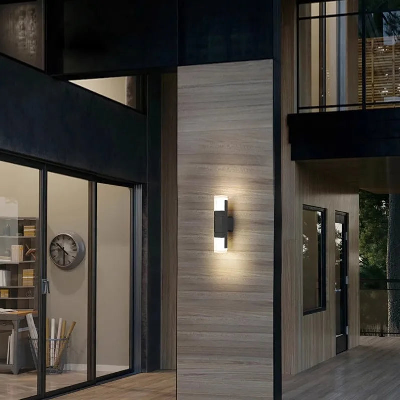 Applique murale extérieure minimaliste en aluminium – Amarion