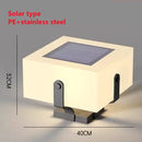Stainless Steel Solar Column Lamp for Garden – Solastuce