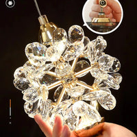 Lustre en cristal moderne pour salon – Crysélite
