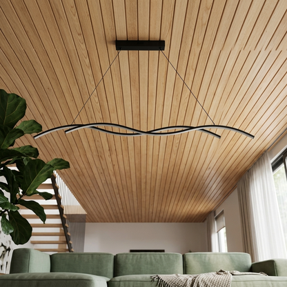 Modern minimalist metal LED pendant light – Stévia