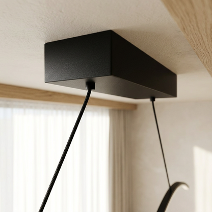 Modern minimalist metal LED pendant light – Stévia