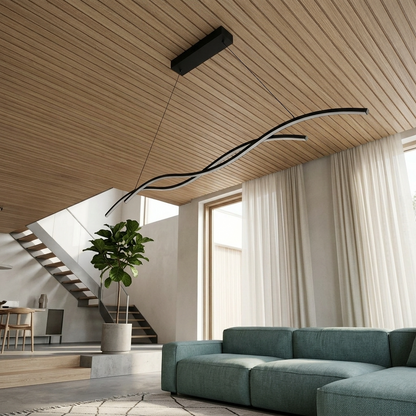 Modern minimalist metal LED pendant light – Stévia