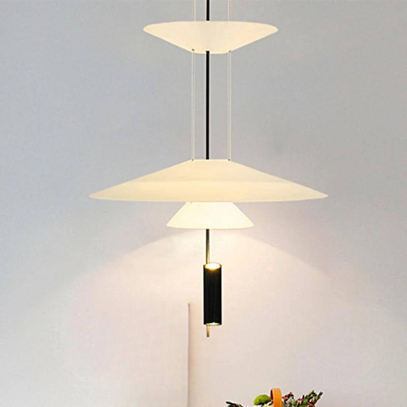 Acrylische Hanglamp Chique Afwerking voor Verfijnde Ruimte – Discs