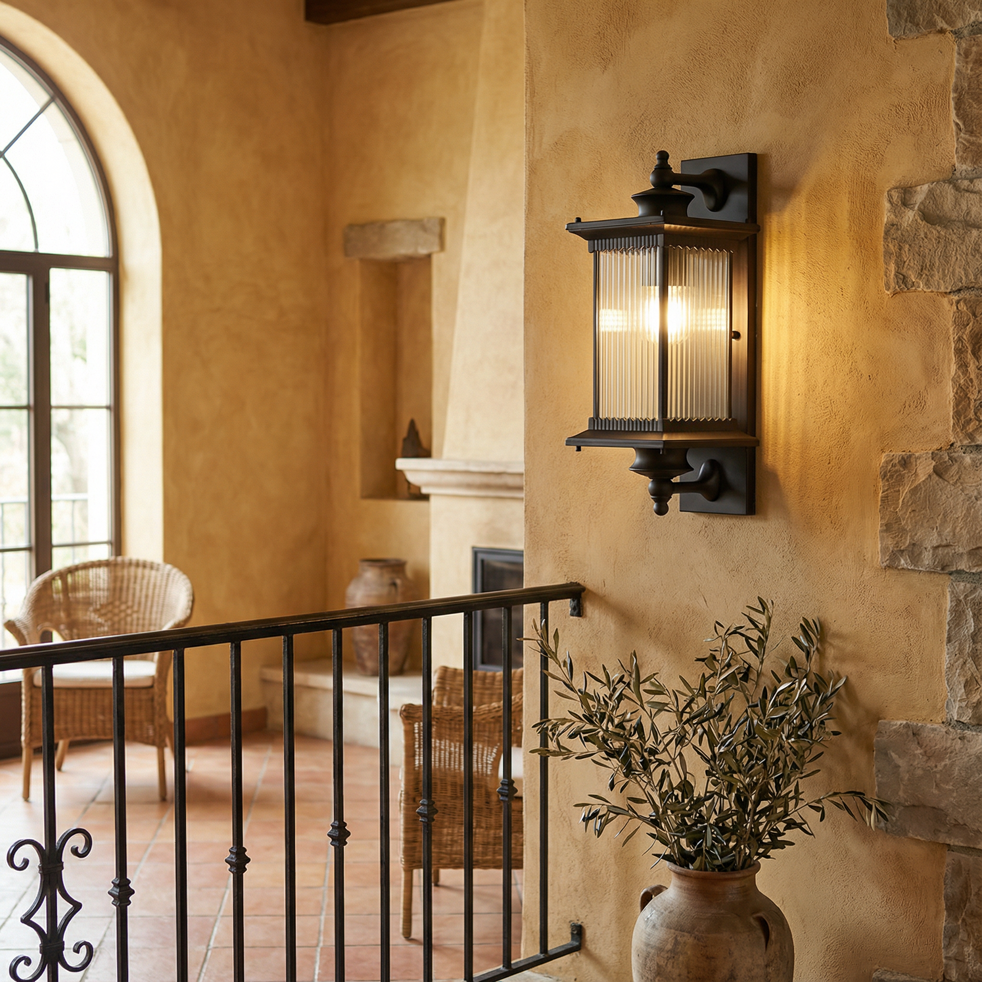 lumière d'éxterieur Mirenoir vue détail | Luxarmonie