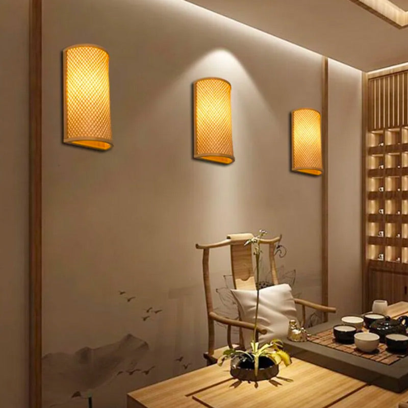 Applique Murale en Bambou Intérieur – Bamboise