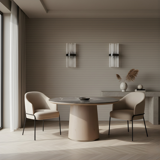 Schicke Wandleuchte mit integriertem E14-Licht – Glas