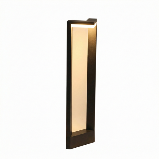 Moderne tuinvloerlamp in zwart aluminium – Ataraxia - Lumière