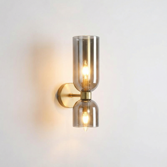 Wandlamp Interieur Verfijnd Transparant Glas – Sorella - Lumière