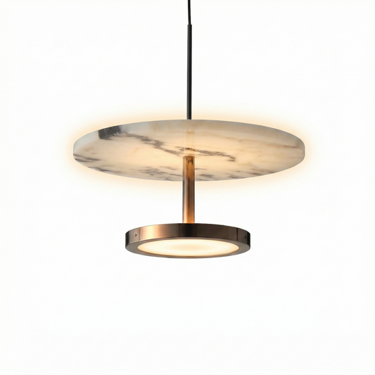 Suspension in zwart natuursteen voor slaapkamer – Albaris - Lumière