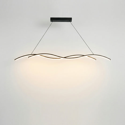 Suspension LED moderne en métal minimaliste – Stévia - Lumière