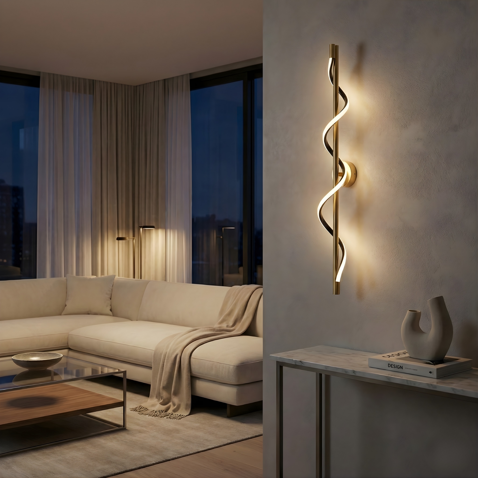 Applique murale SpiraleX vue détail | Luxarmonie