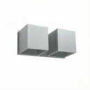 Minimalistische graue Wandleuchte mit doppeltem Lichtstrahl – Orphéon