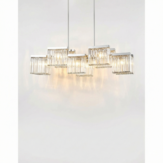 Hanglamp Kristal Modern E14 voor Eetkamer – Crystarène - Lumière