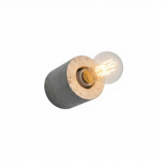 Minimalist gray concrete wall sconce – Nerasio - Lumière
