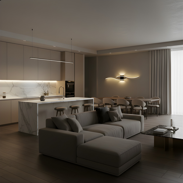 Elegante Wandlampe Verstellbares Licht Hochdekorativer Stil – Wave eteins