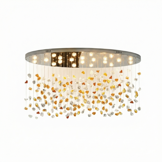 Lustre Cristal Moderne pour Salon – Cristallisea - Lumière