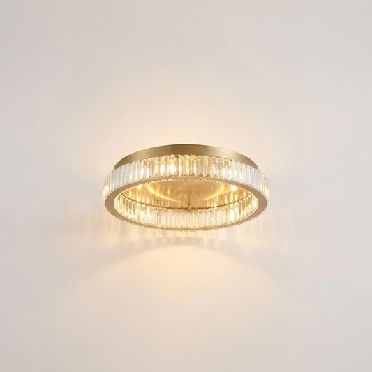 Veelzijdige en Verfijnde LED Plafondlamp – Halo Doré - Lumière