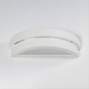 Modern white ceramic wall light – Asterion model