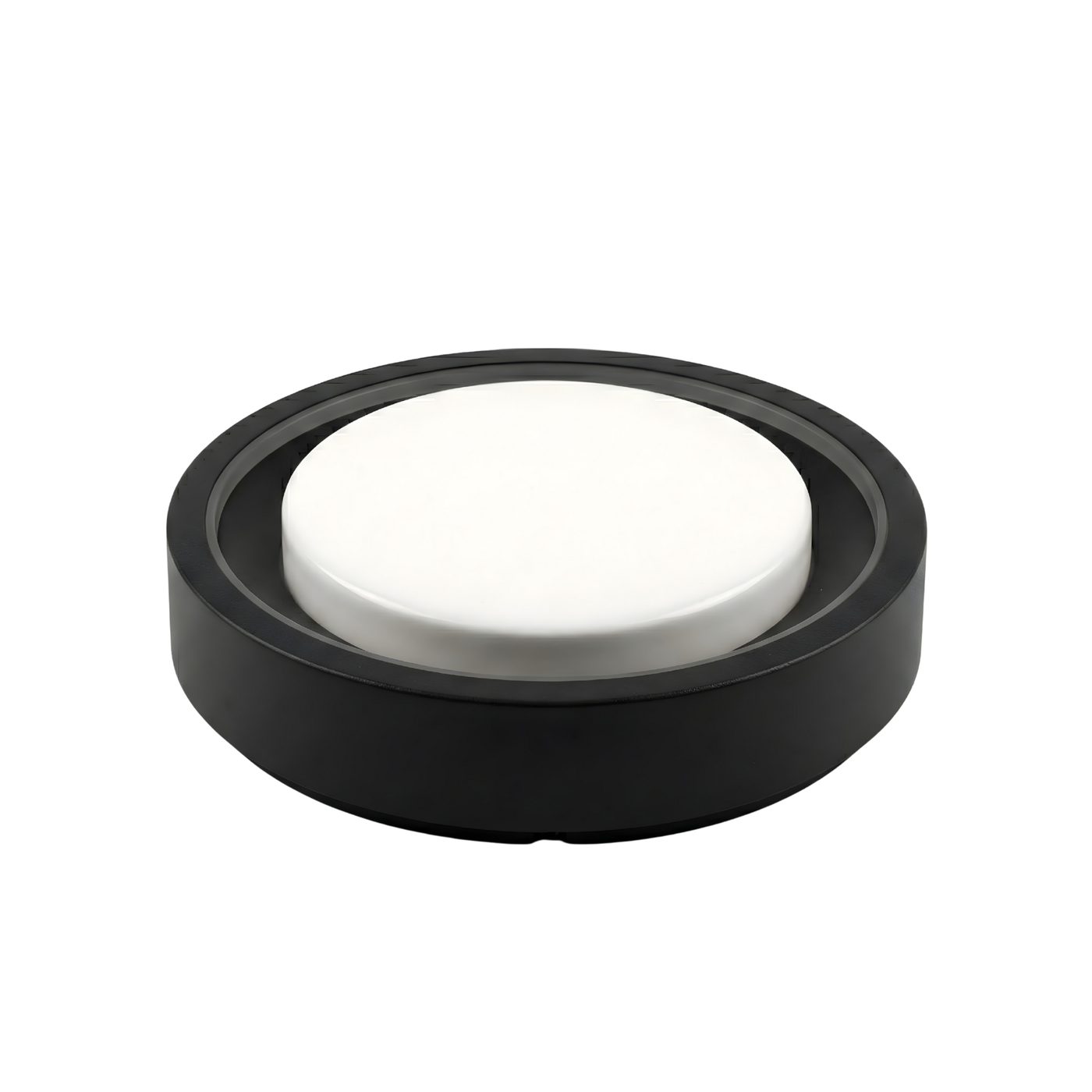 Minimalist black LED wall and ceiling light – Ciralux