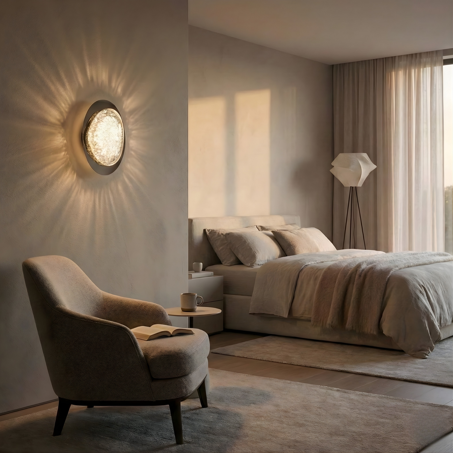 Applique murale Séréniteia vue détail | Luxarmonie