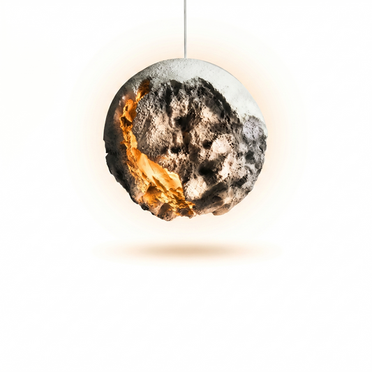 Suspension Sculpturale Verre Soufflé & Lumière Enveloppante – Nova - Lumière