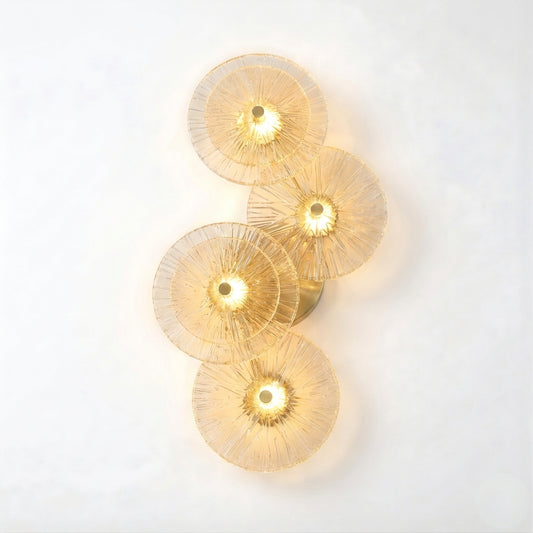 Modern glass wall light for living room – Orisande - Lumière