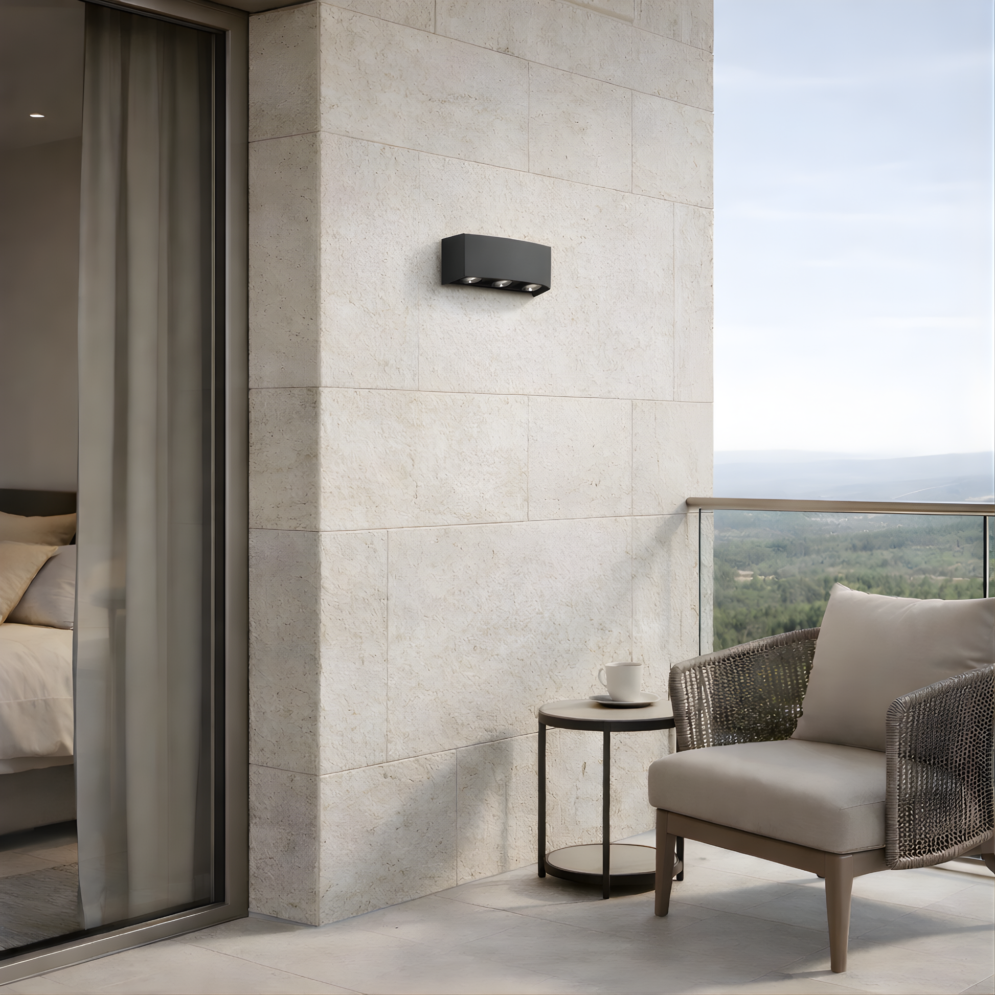 Luminaire d'extérieur Sollume vue ambiance | Luxarmonie