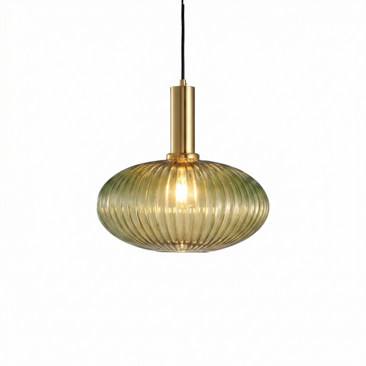 Suspension en verre fumé nordique pour salle à manger – Verany - Lumière