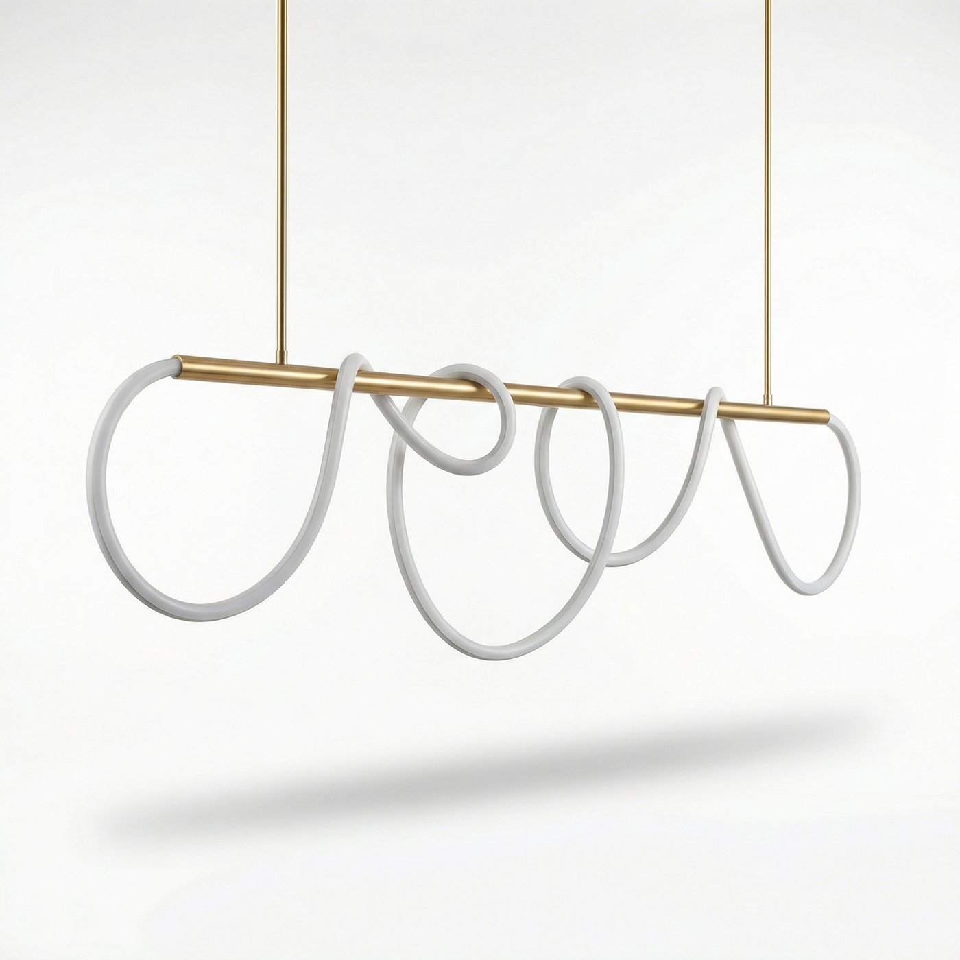 Chic Linear Pendant Light Adjustable Intensity – Moderno