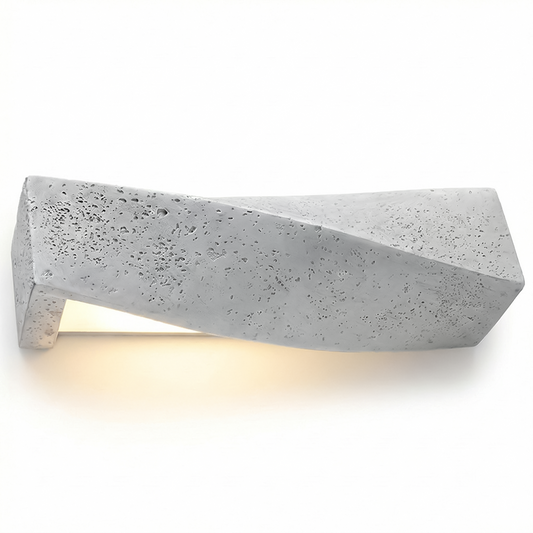 Industrial design gray concrete wall light – Caldria model - Lumière