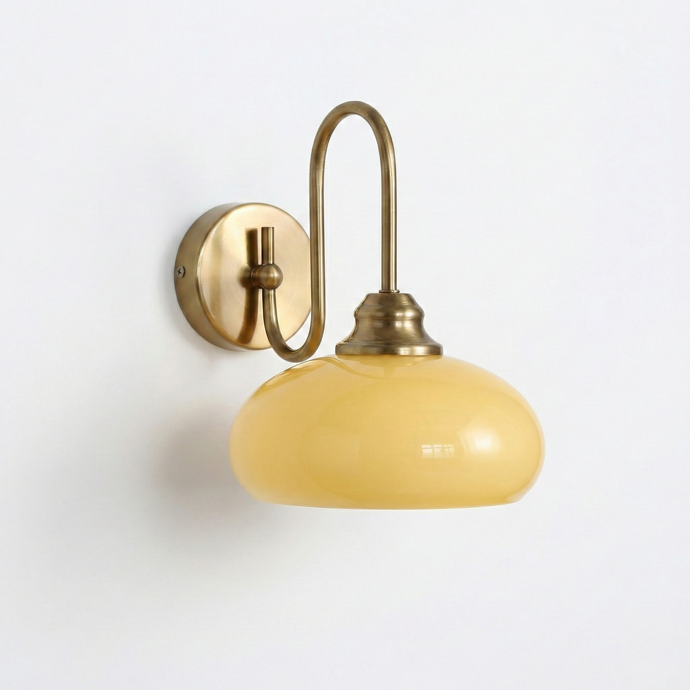 Minimalistische glazen wandlamp – Eléganza