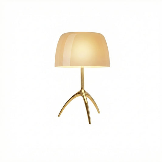 Lampe de bureau tripode en verre coloré moderne – Triolux - Lumière