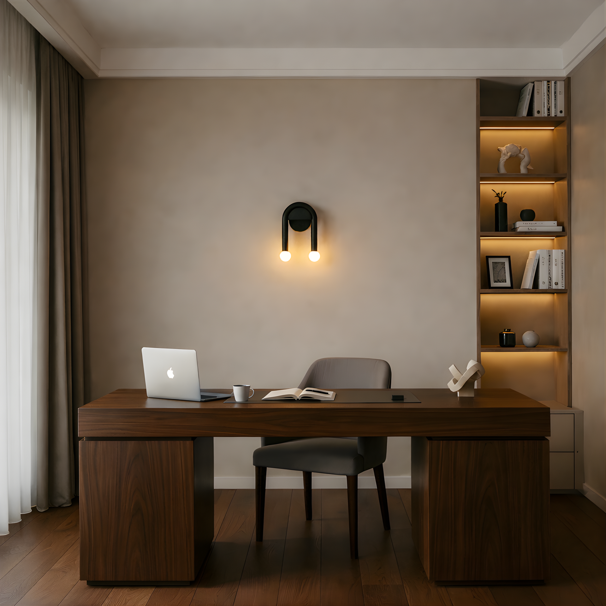 Applique murale Luxeira vue détail | Luxarmonie