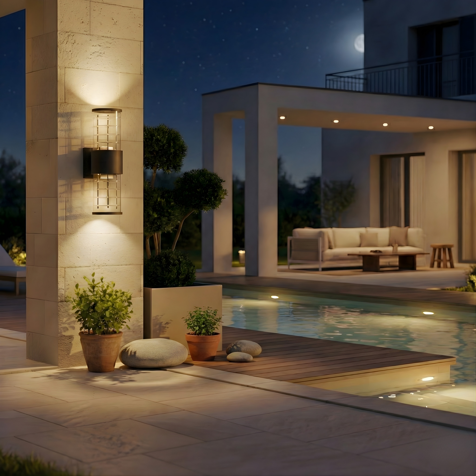 Luminaire Extérieur Serenial vue détail | Luxarmonie