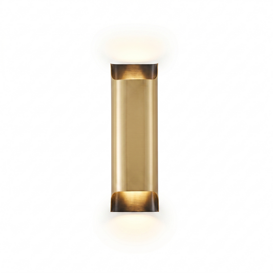 Wandleuchte aus goldenem Messing für Wohnzimmer – Aurélica - Lumière