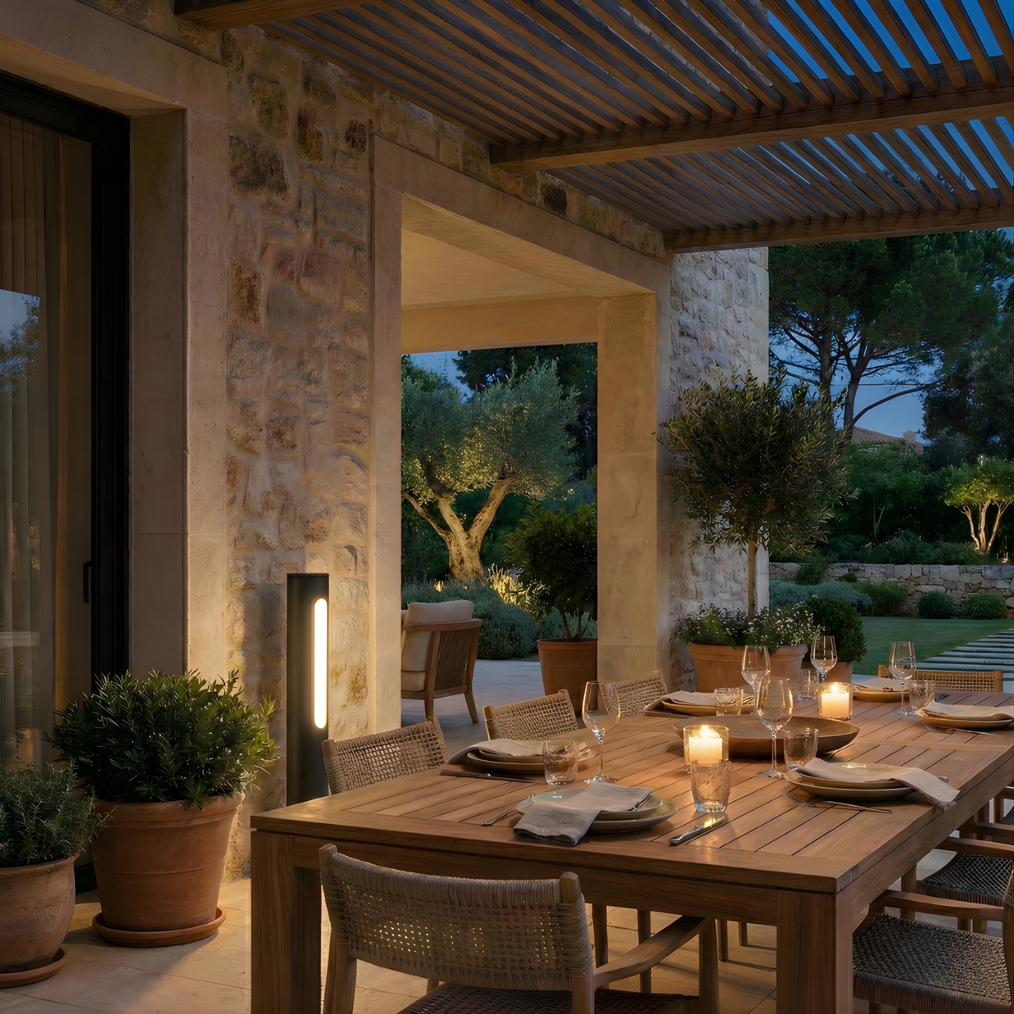 Lumière d'extérieur Azuréos vue détail | Luxarmonie