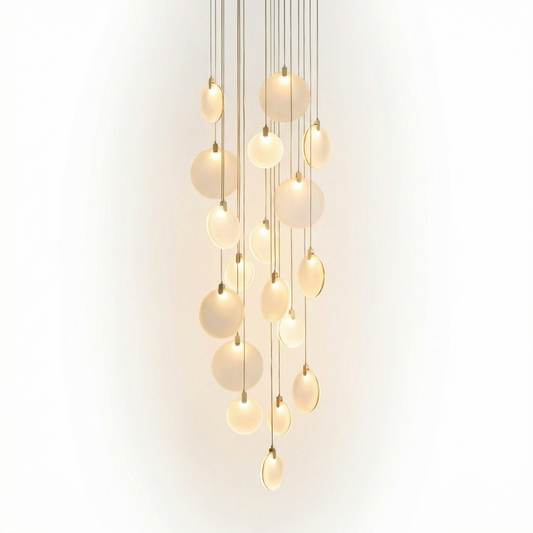 Moderne LED Hanglamp in Acryl voor Woonkamer – Thaliona - Lumière