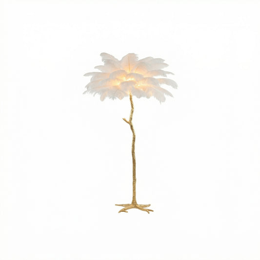 Staande Lamp Veren Glamoureuze Sfeer Kunstzinnige Elegantie – Plumo - Lumière