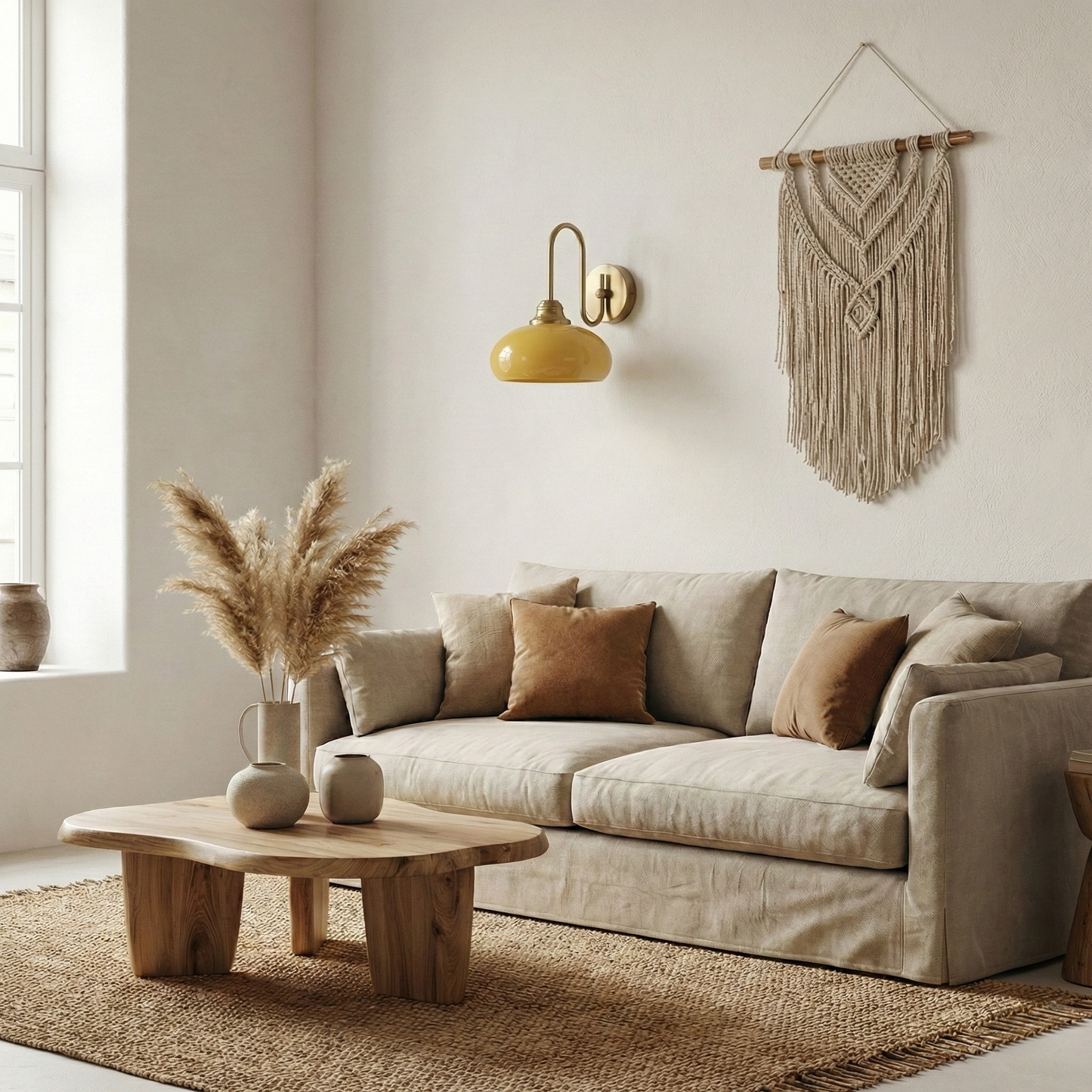 Applique murale minimaliste Eléganza en verre texturé et métal poli - vue 2