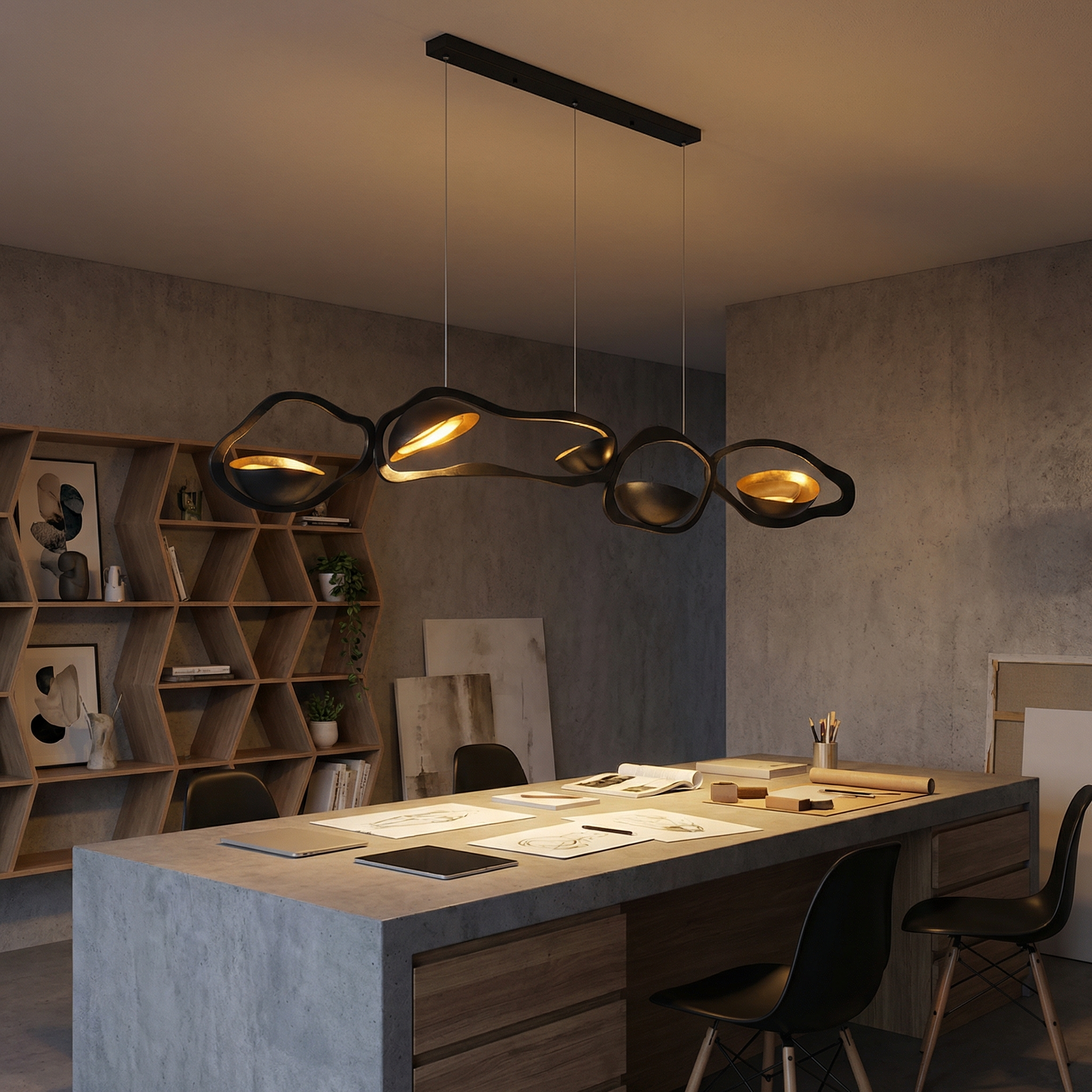 Suspension Prisma vue détail | Luxarmonie