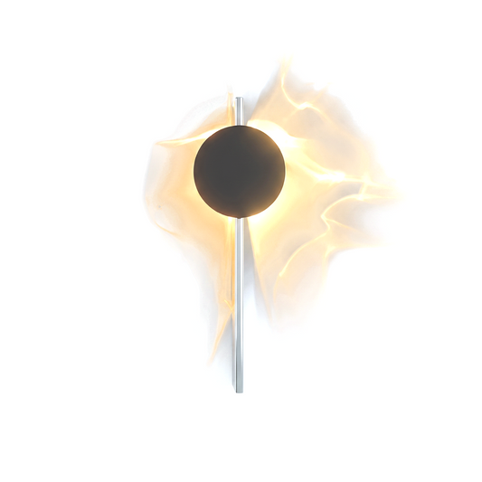Applique murale Intemporelle en Aluminium Brossé et Verre – Valtéra - Lumière