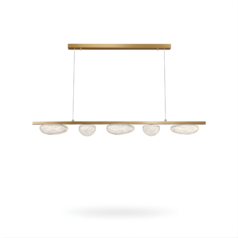 Moderne ijzeren hanglamp voor de eetkamer – Solistra