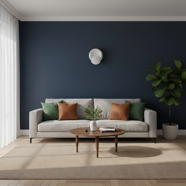 Zeitgenössische Wandleuchte, drehbarer Metallkörper bis 350° – Eclipse