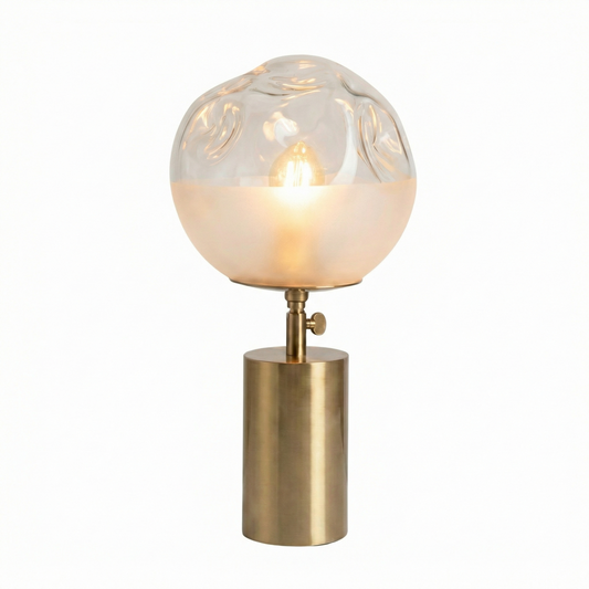 Lampe de Chevet Réglable en Verre et Métal Chic Intemporel – Orys - Lumière