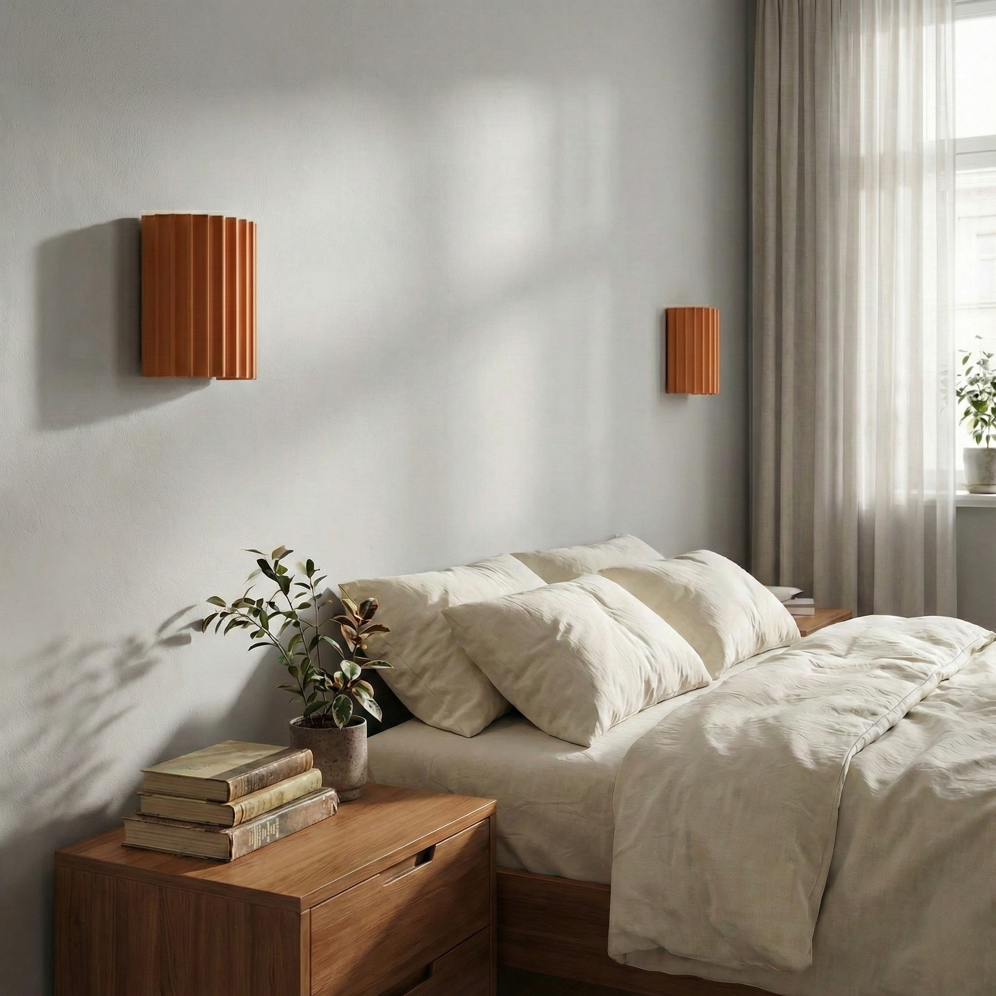 Applique murale Striée Écla vue ambiance | Luxarmonie