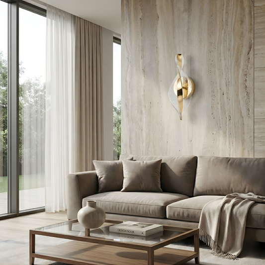 Moderne Acryl-Wandleuchte Künstlerische Eleganz – Twista