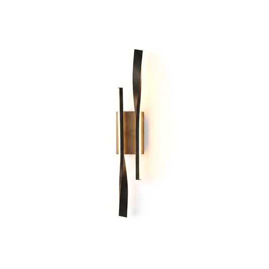 Moderne zwarte wandlamp voor woonkamer – Novaluces - Lumière