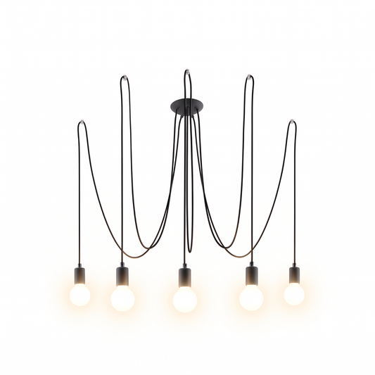Minimalistische spinnenkroonluchter – Aethron - Lumière