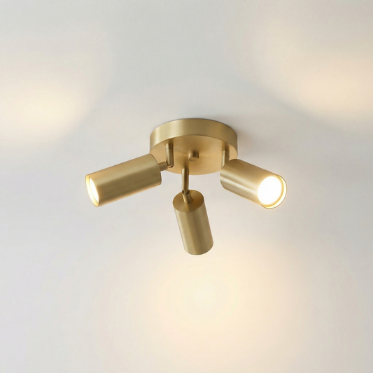 Minimalistische Gouden Dubbele LED Elegante Moderniteit – Laiton - Lumière