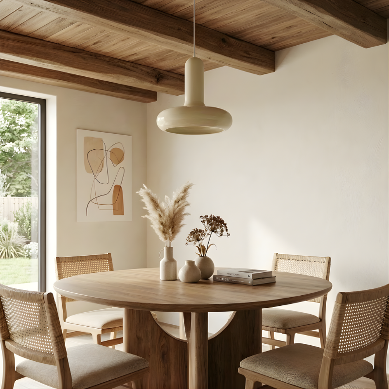 Suspension moderne Zénorial en aluminium coloré pour salle à manger - vue 2